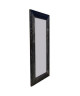 BOLOGNE Miroir MDF 47x97 cm Noir laqué