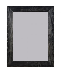 BOLOGNE Miroir MDF 67x87 cm Noir laqué