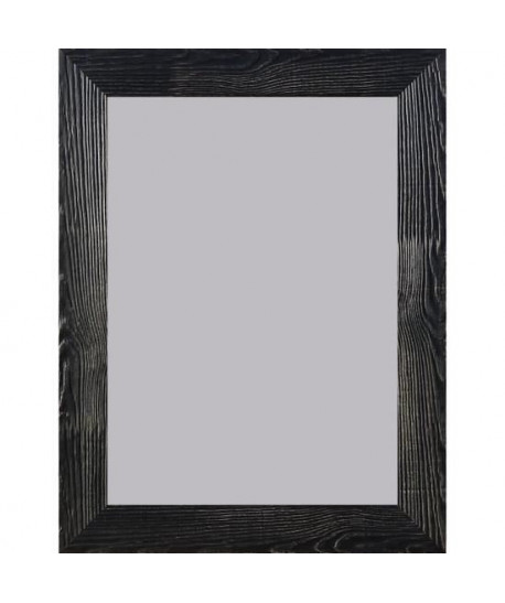 BOLOGNE Miroir MDF 67x87 cm Noir laqué