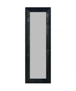 BOLOGNE Miroir MDF 47x137 cm Noir laqué