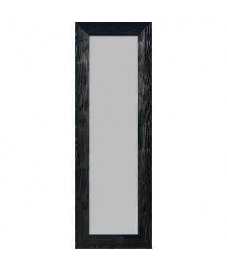 BOLOGNE Miroir MDF 47x137 cm Noir laqué