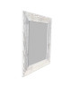 BOLOGNE Miroir MDF 57x67 cm Blanc laqué