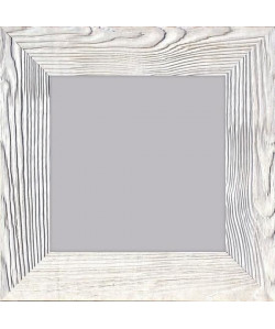 BOLOGNE Miroir MDF 67x67 cm Blanc laqué