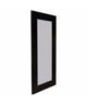 ROME Miroir MDF 47x97 cm Noir brillant