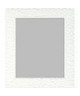 ROME Miroir MDF 57x67 cm Blanc brillant