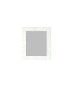 ROME Miroir MDF 57x67 cm Blanc brillant