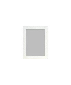 ROME Miroir MDF 67x87 cm Blanc brillant
