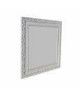 FLORENCE Miroir MDF 67x67 cm Blanc décapé