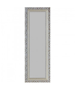 FLORENCE Miroir MDF 55x157 cm Blanc décapé