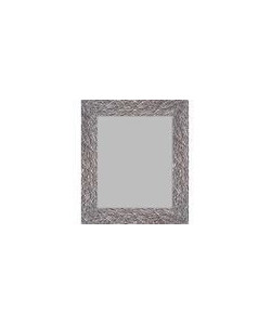 VENISE Miroir MDF 57x67 cm Argenté brillant