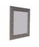 VENISE Miroir MDF 57x67 cm Argenté brillant