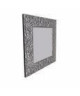 VENISE Miroir MDF 67x67 cm Argenté brillant