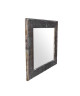 NAPLES Miroir pin 42x42 cm Marron