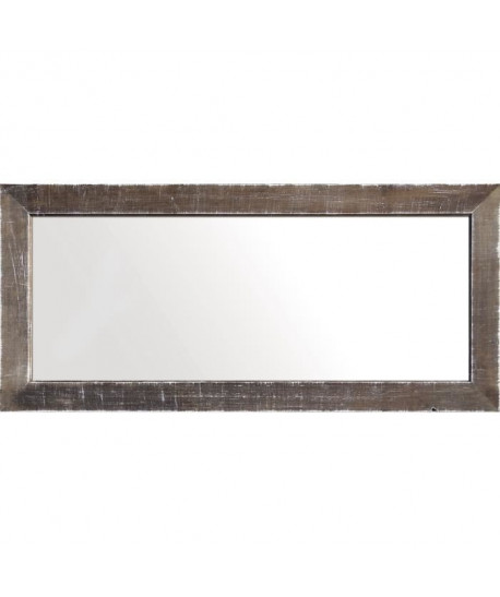 NAPLES Miroir pin 42x92 cm Marron