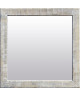 NAPLES Miroir pin 62x62 cm Blanc et gris