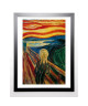 MUNCH Image encadrée The Scream 67x87 cm Multicolore