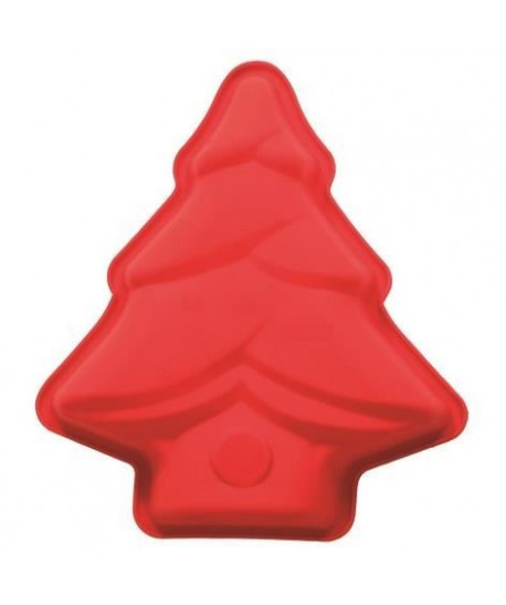 PAVONI FRT122 Moule silicone en forme de sapin de noël rouge