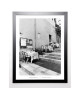 NAGLER Image encadrée Tables on the Steps, Taormina 67x87 cm Gris