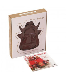 PAVONI FRT182 Moule silicone Rudolph le renne marron