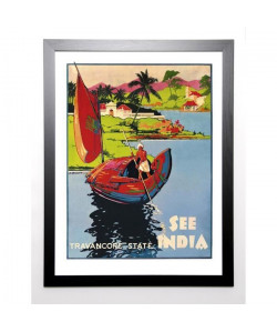 NEWSOME Image encadrée See India, 1938 67x87 cm Multicolore