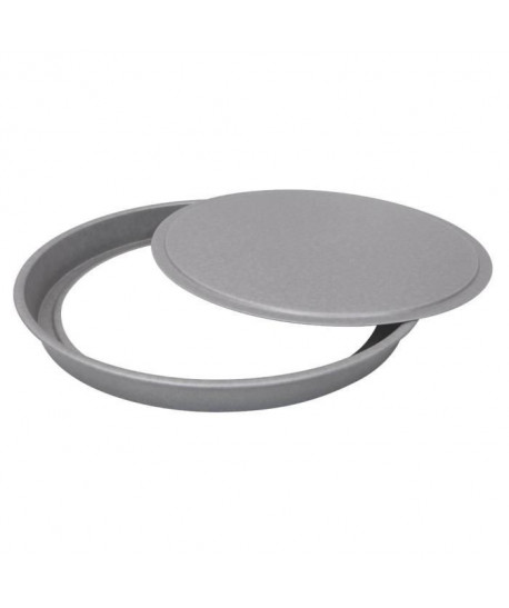 IMF Moule a tarte rond fond amovible Steel  Ř 25 cm