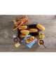 LURCH Lot de 6 moules a hotdogs   30 x 17,5  Marron