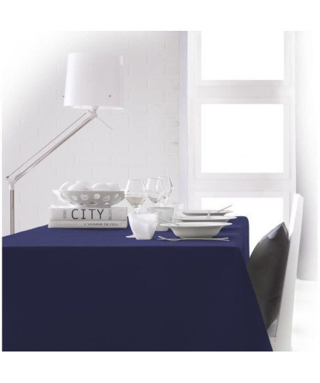 TODAY Nappe rectangulaire 140x200 cm  Bleu ciel d\'orage