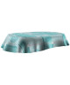 CORYL Nappe MATISSE ovale  160x240 cm  Bleu turquoise