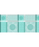 CORYL Nappe MATISSE ovale  160x240 cm  Bleu turquoise