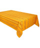 VENT DU SUD Nappe enduite SANARY  160 x 250 cm  Orange abricot