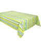 VENT DU SUD Nappe enduite SANARY  160 x 250 cm  Vert tilleul