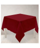 SOLEIL D\'OCRE Nappe carrée antitâches ALIX 180x180cm Rouge