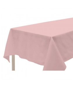 SOLEIL D\'OCRE Nappe antitâches rectangle 140x240cm ALIX Rose