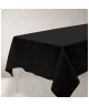 SOLEIL D\'OCRE Nappe antitâches rectangle 140x240cm ALIX Noir