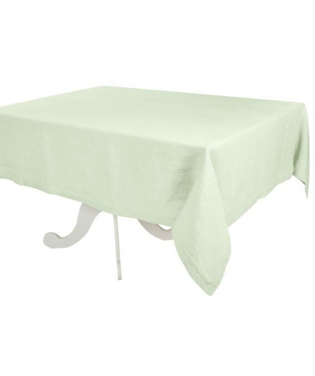 VENT DU SUD Nappe SYMPHONIE  160 x 250 cm  Vert tilleul