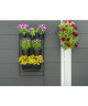 NATURE Kit mur végétal en acier 48xH84cm  Noir