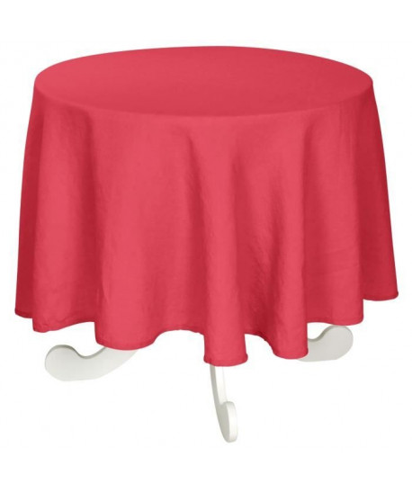 VENT DU SUD Nappe SYMPHONIE  Ř 168 cm  Rouge cranberry