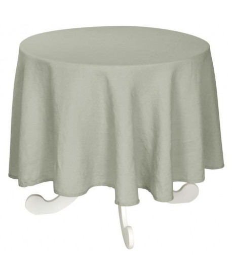 VENT DU SUD Nappe SYMPHONIE  Ř 168 cm  Gris taupe