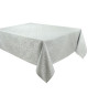 VENT DU SUD Nappe jacquard FARO  168x250 cm  Blanc perle