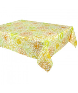 VENT DU SUD Nappe enduite RIVIERA  160 x 200 cm  Jaune safran