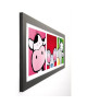 PAUL Image encadrée Animal Friends II 40x102 cm Multicolore