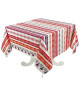 VENT DU SUD Nappe de table enduite Cuzco  160 x 160 cm  Rose framboise