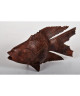 FISH Objet déco a poser Poisson sculpté en bois  16 x 9 x 6 cm