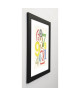 PETERS Image encadrée Small Numbers  47x57 cm  Multicolore