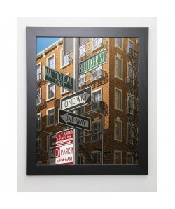 PEYRET ERIC Image encadrée Bleecker Street  47x57 cm  Marron