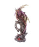 Figurine Dragon de feu pendule  44 cm