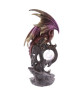 Figurine Dragon de feu pendule  44 cm