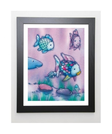 PFISTER Image encadrée The Rainbow Fish II  47x57 cm  Violet