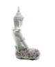 Figurine de décoration méditation  Vernie Blanche