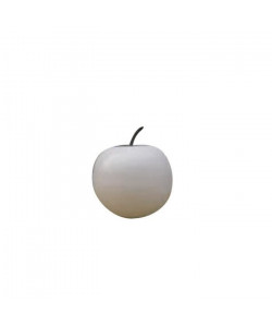 Pomme en résine 34 cm blanc